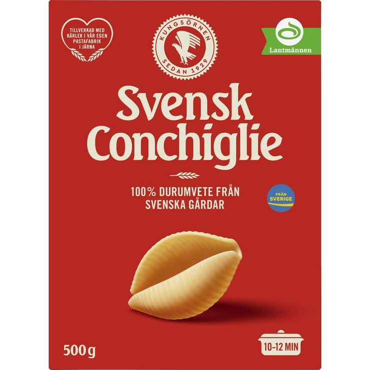 Svensk Conchiglie 500g – Kungsörnen