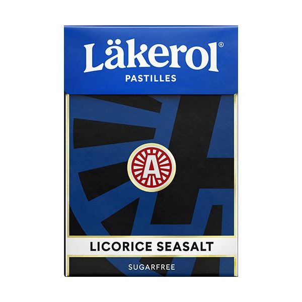Läkerol Licorice Seasalt Sugarfree zuigtabletten - Big Pack  – Cloetta