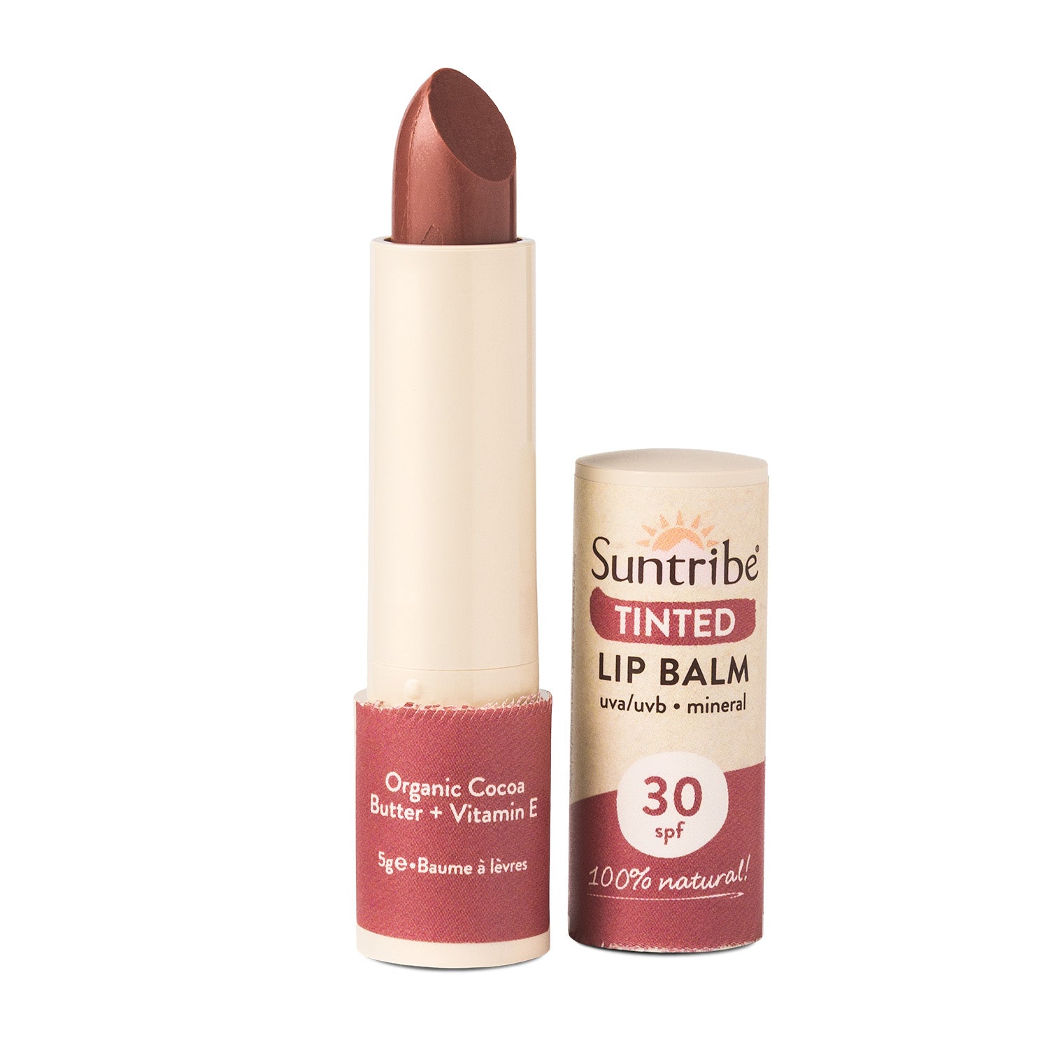 Lippenbalsem / Organic Mineral Tinted Lip Balm SPF 30 – Suntribe