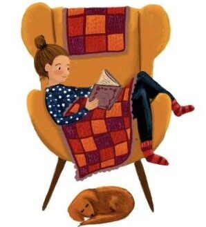 Toverplaat Cosy in the Woods - Illustrator under a blankie