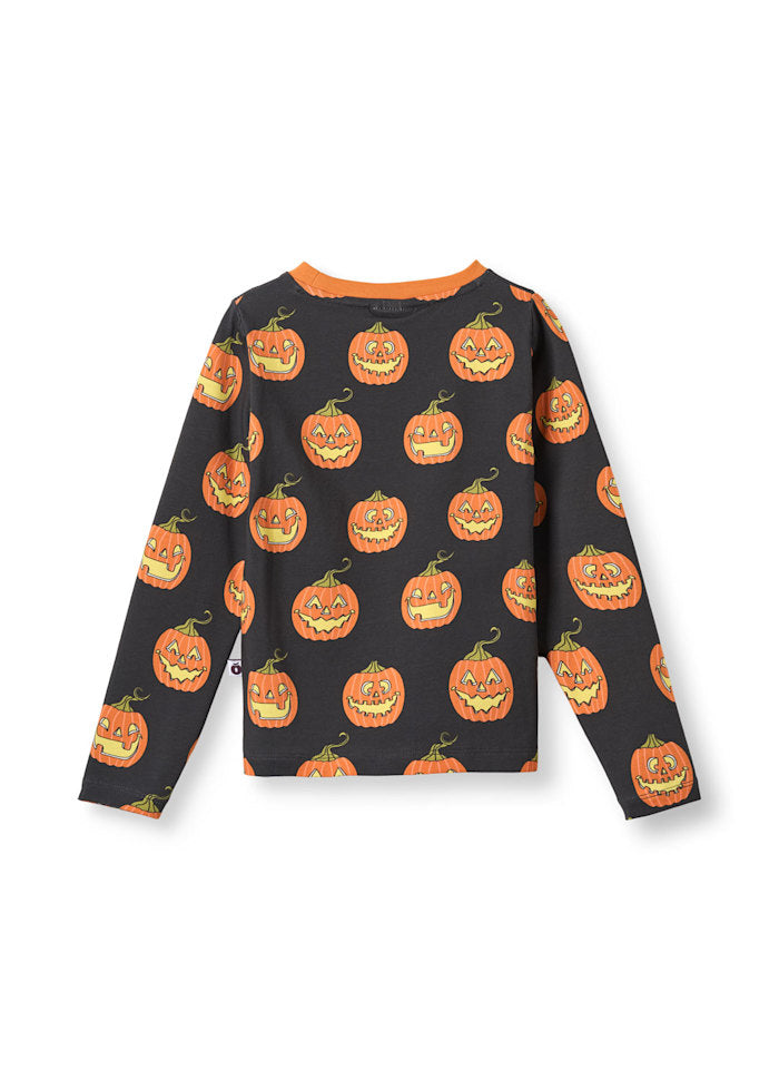 Longsleeve Gala Blouse with Pumpkins - Småfolk