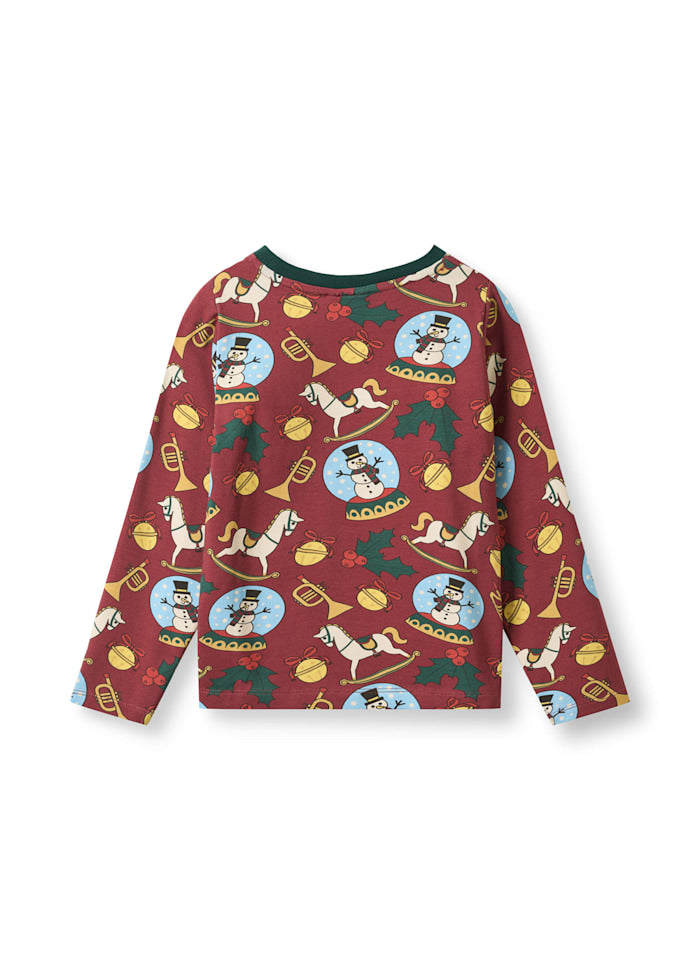 Longsleeve Gala Top with Christmas - Småfolk