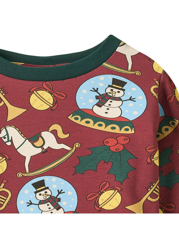 Longsleeve Gala Top with Christmas - Småfolk