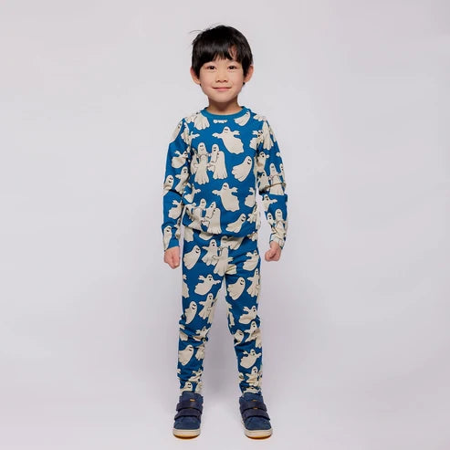 Longsleeve Gala Top with Dancing Ghosts - Småfolk