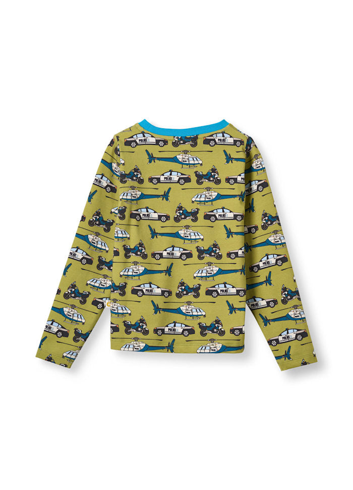 Longsleeve Gala Top with Police - Småfolk