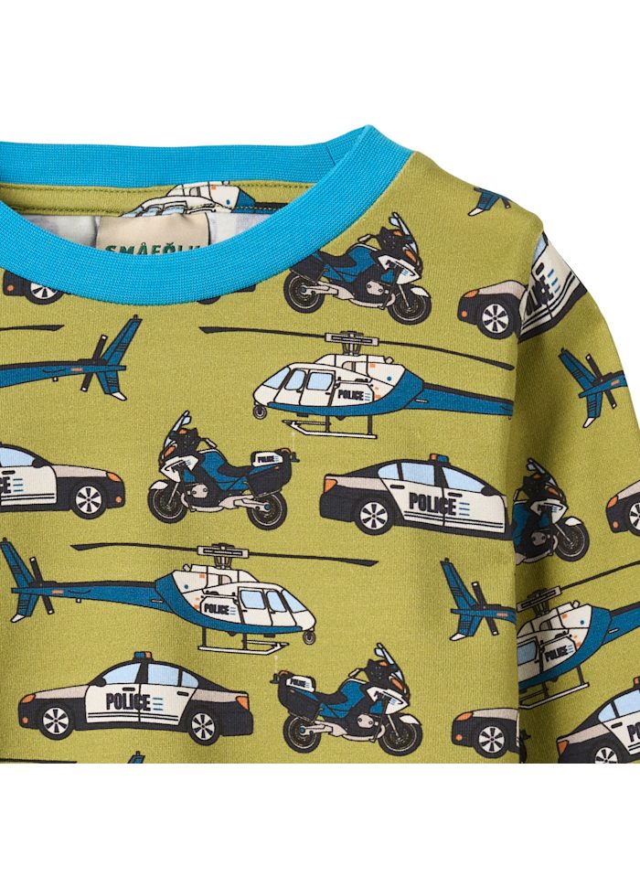 Longsleeve Gala Top with Police - Småfolk