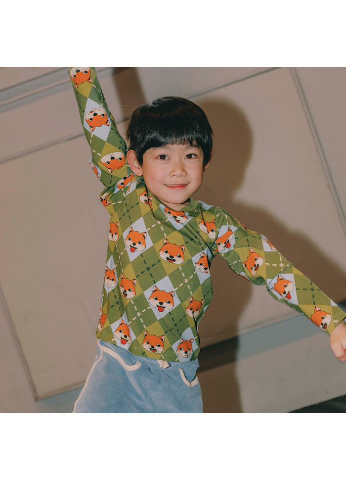 Longsleeve Gala Top with Foxes - Småfolk