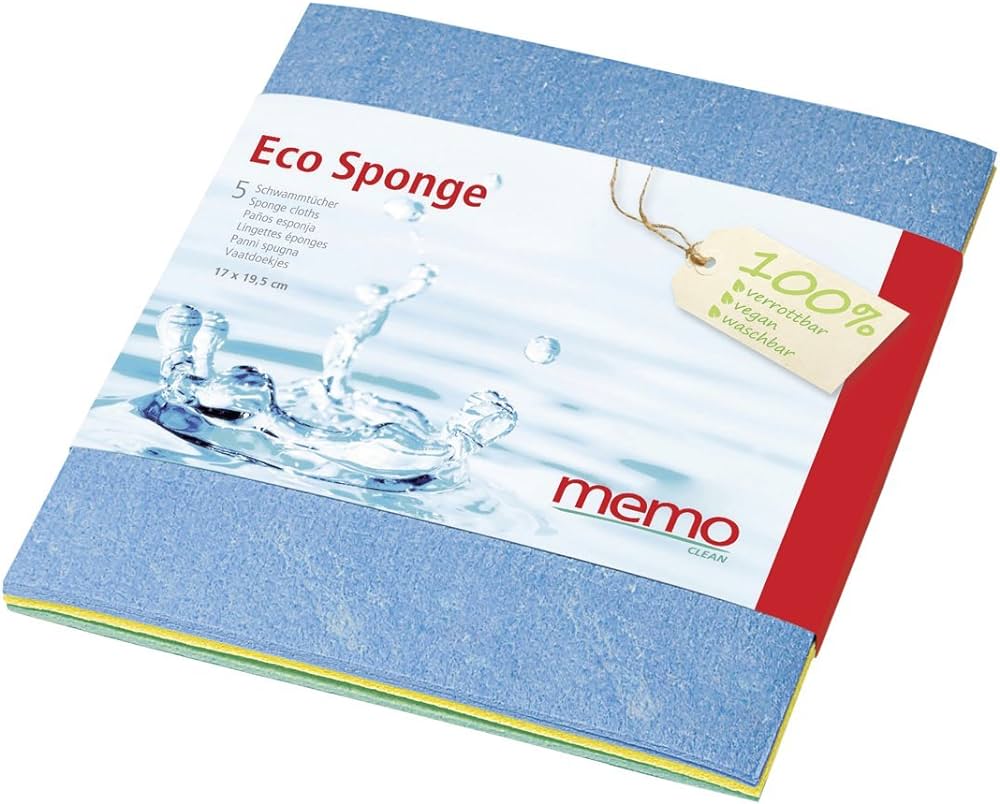 Vaatdoek / Eco sponge 5-pack - Memo