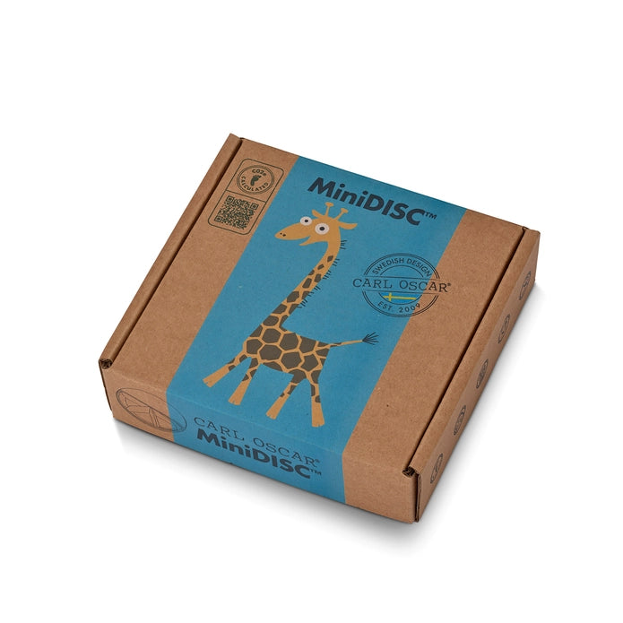 Kids MiniDISC™ Snacktrommel Giraffe Blue – Carl Oscar