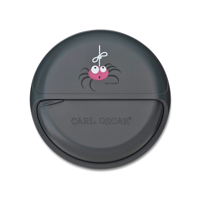 Kids MiniDISC™ Snacktrommel Spider Grey – Carl Oscar