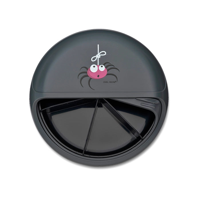 Kids MiniDISC™ Snacktrommel Spider Grey – Carl Oscar