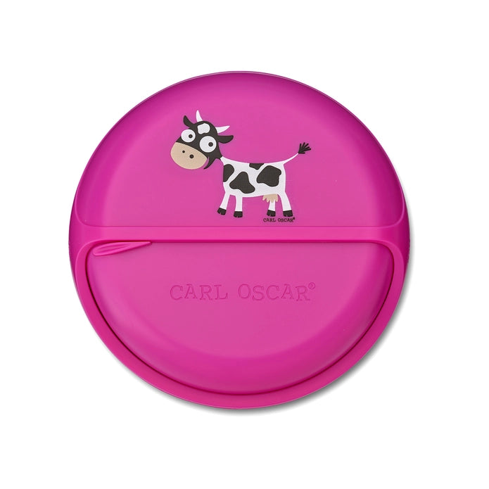 Kids MiniDISC™ Snacktrommel Cow Pink – Carl Oscar
