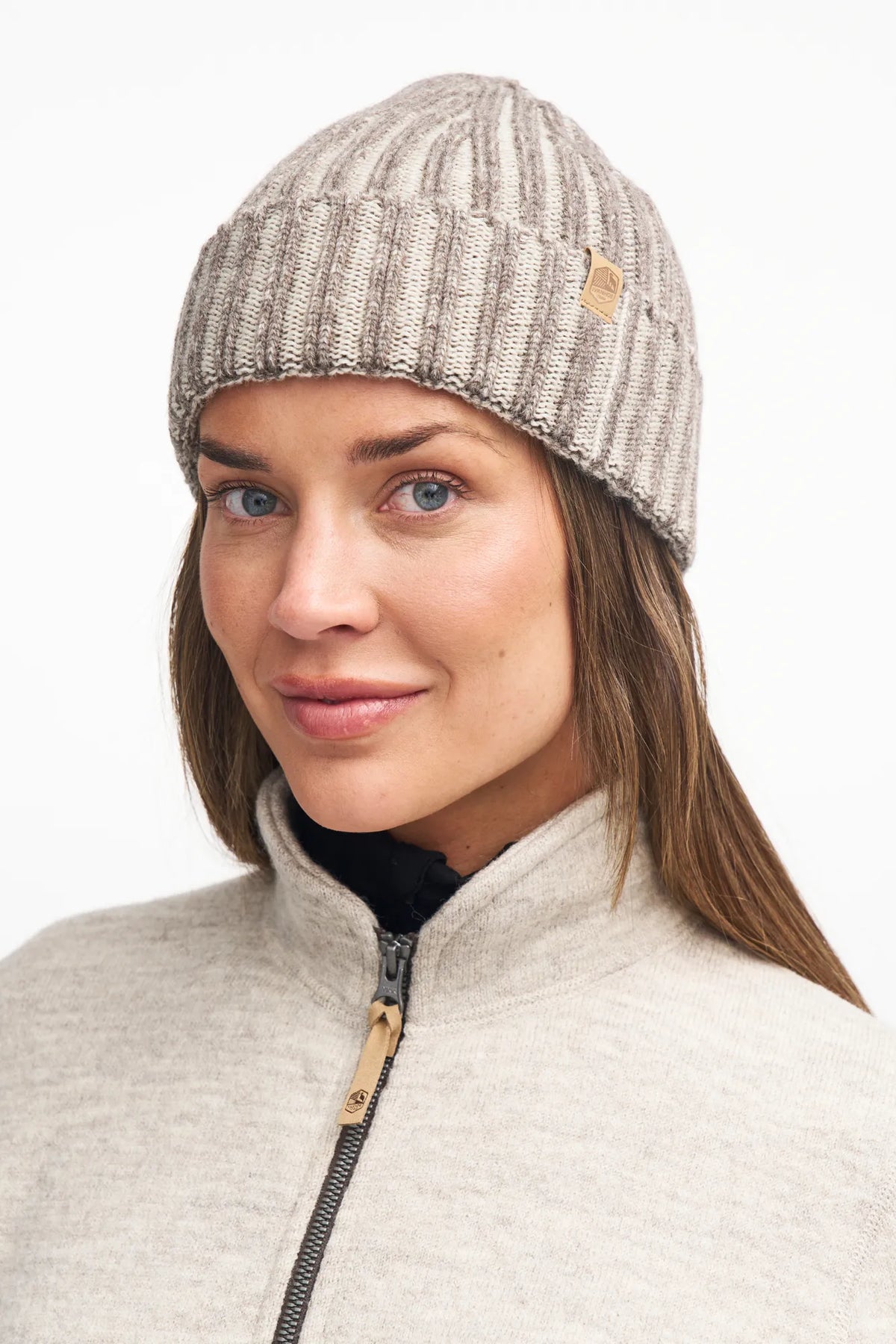 Muts NLS Rib Hat 100% undyed wool - Chocolate Mouliné – Ivanhoe of Sweden
