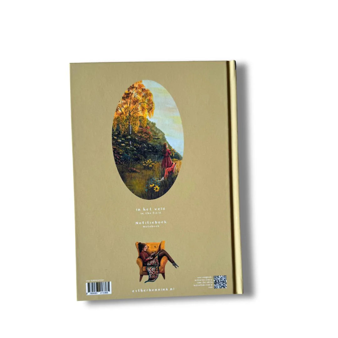 Notitieboek In het veld - Illustrator under a blankie