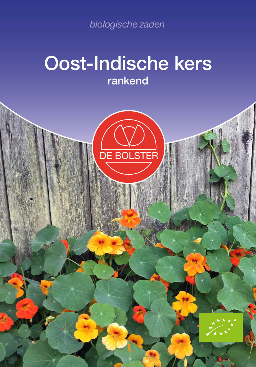 Oost-Indische Kers 'rankend' biologische zaden - De Bolster