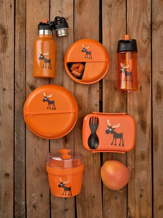 Water Bottle 0.35 L Moose Orange – Carl Oscar