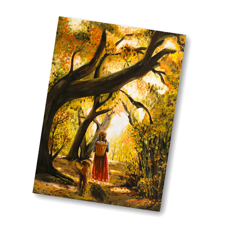 Kaart Paddenstoelen - Illustrator under a blankie