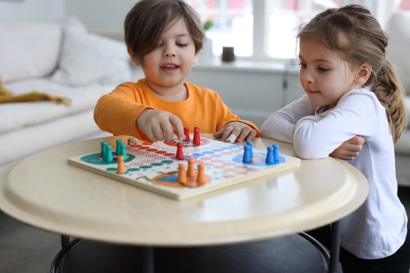 Houten spel Mens erger je niet (Ludo) – Pippi Langkous