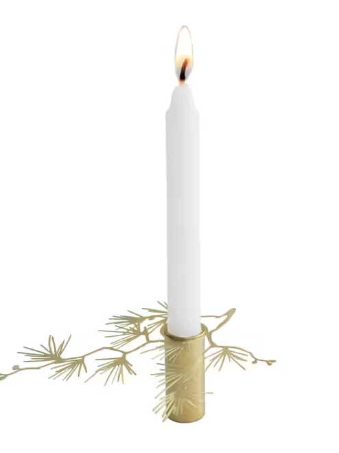 Small Candleholder Pine - Pluto Produkter