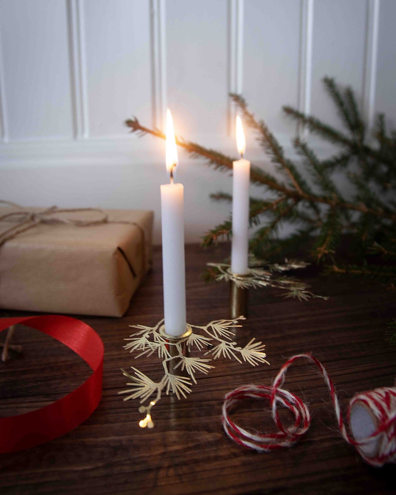 Small Candleholder Pine - Pluto Produkter