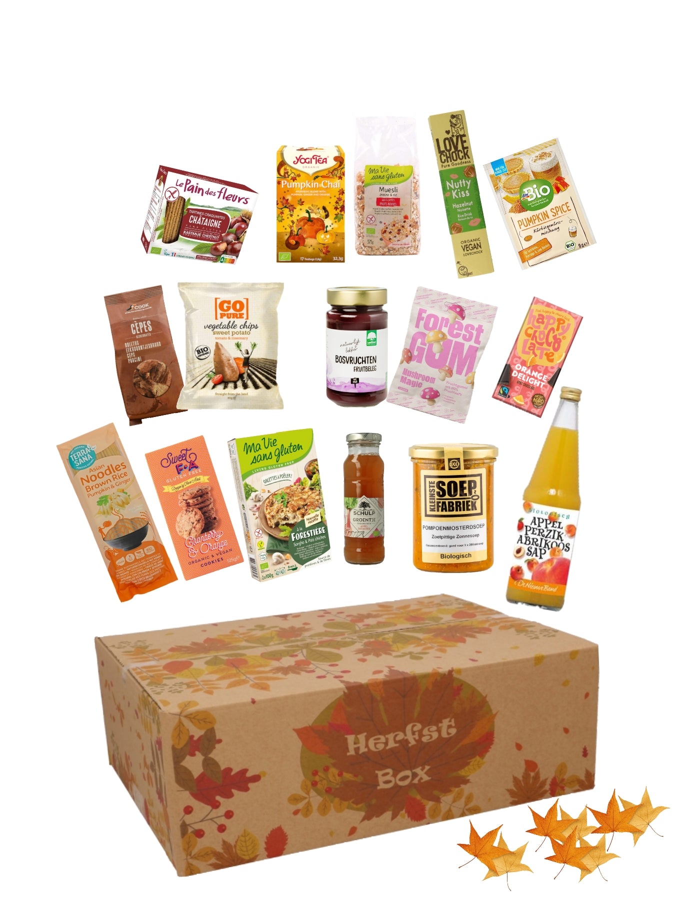 Herfstbox "Vegan & Glutenvrij" - Ekoshop Tillvaro