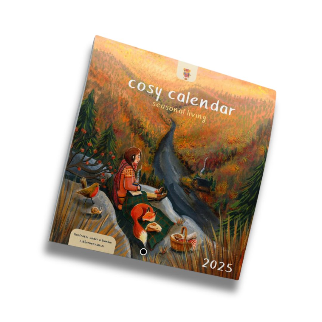 Seasonal Living Calendar 2025 - Illustrator under a Blankie