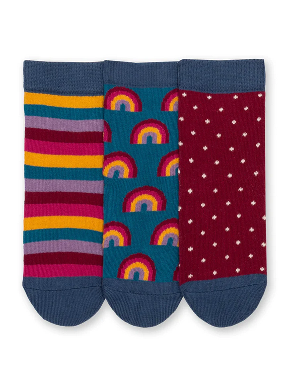 Rainbow Socks / Sokken 3-pack - Kite Clothing