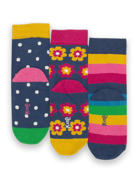 3-Pack Flower socks - Kite Clothing