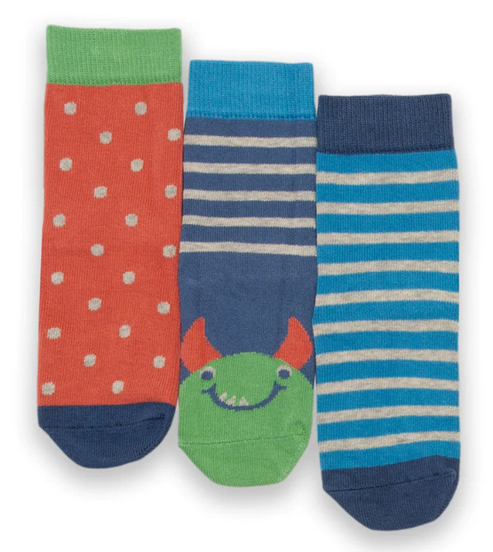 3-Pack Huggle Bub socks - Kite Clothing