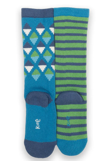 2-Pack Hygge Cosy Socken Blau - Kite Clothing