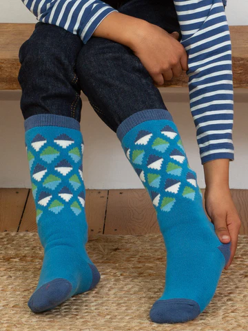 2-Pack Hygge Cosy Socken Blau - Kite Clothing