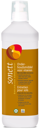 Sonett Vloerreiniger met biologische olijfoliezeep voor houten en andere vloeren