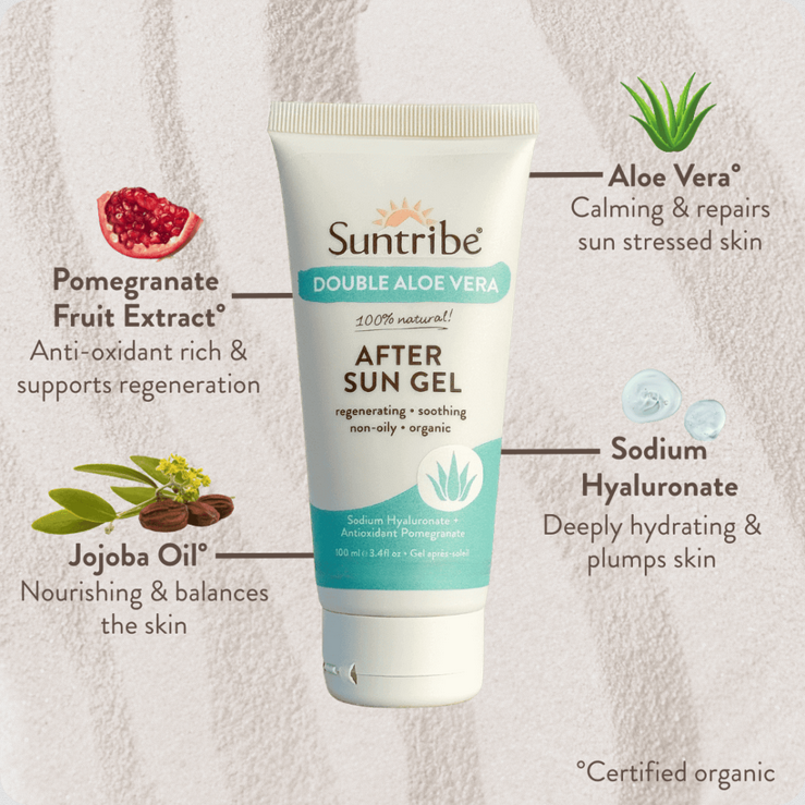Binnenkort leverbaar - After Sun Gel - Aloë Vera - 100ml - Suntribe Sweden