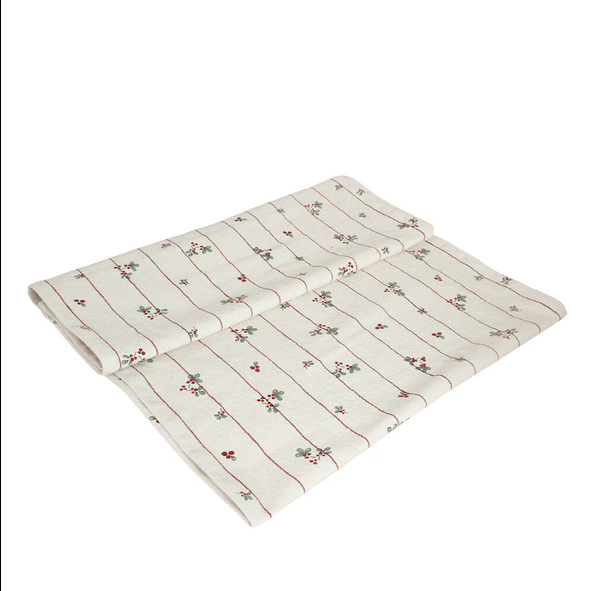 Tafelloper / Table Runner Gerd White/Red - Strömshaga
