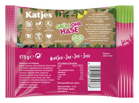 Zachte groen oor Paashaasschuimpjes 175 gram - Katja