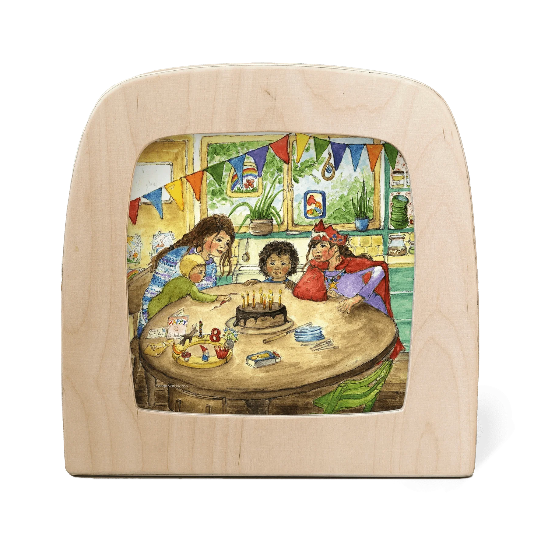 Toverplaat Gefeliciteerd / Happy Birthday Silhouette – Eentje van Margo