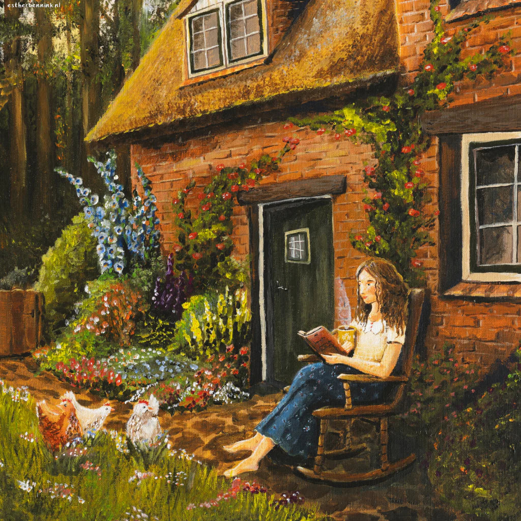 Toverplaat cottage tuin - Illustrator under a blankie
