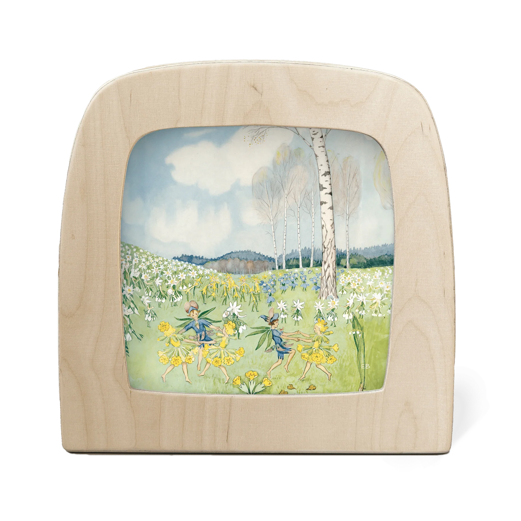 toverplaat van Elsa Beskow's boek Het Jaar Rond maand mei Waldorf geïnspireerd