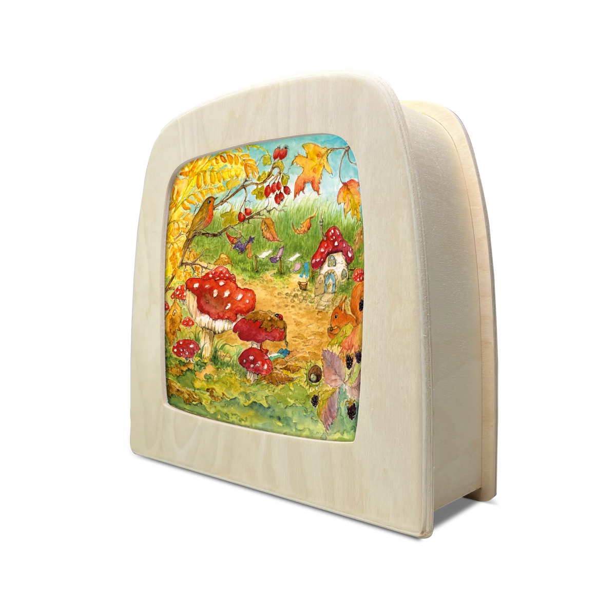 Toverplaat Kabouterdorp / Gnome Village Silhouette – Eentje van Margo