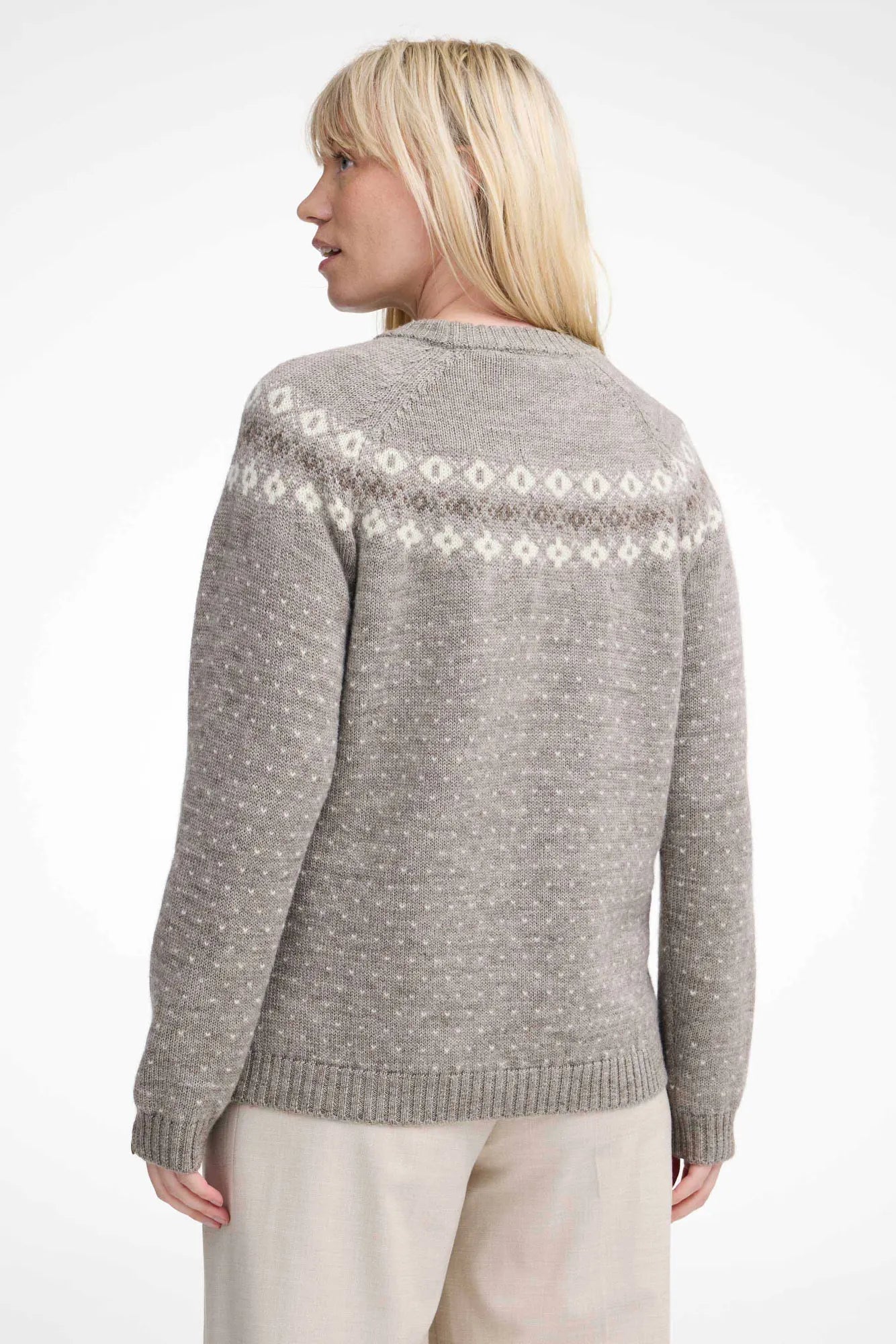 Trui Sire Crewneck - Vanilla Sugar - Ivanhoe of Sweden