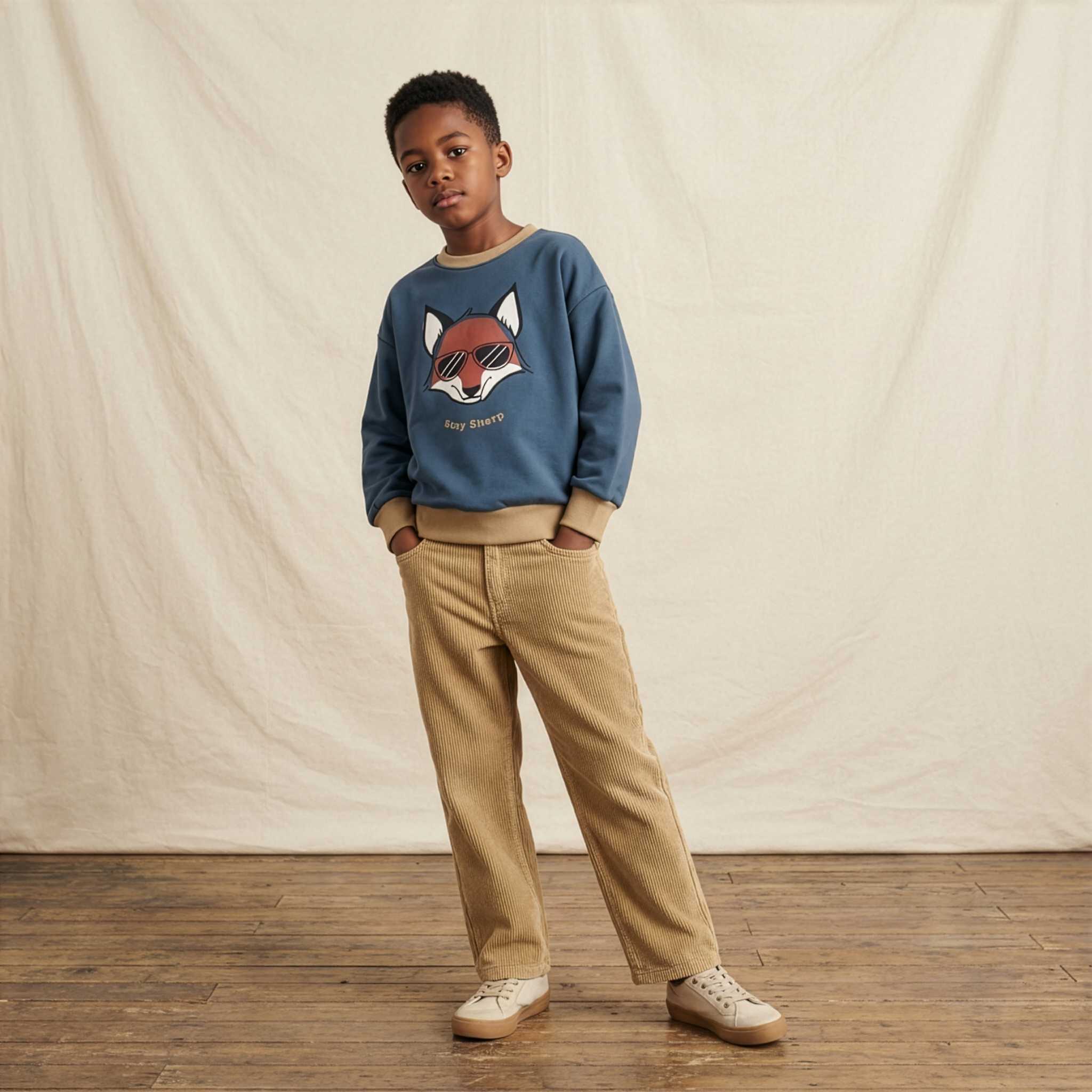 Trui / Sweatshirt SG Print FOX - Maxomorra