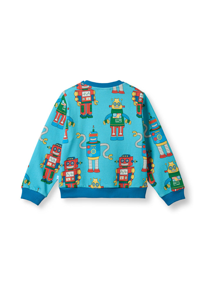 Trui / Dayton sweatshirt with robots - Småfolk