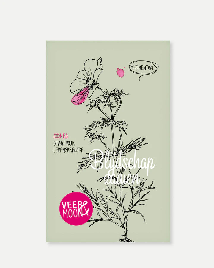 Bloemenzaden 'Blijdschap Zaaien' met Cosmea - Veer&Moon