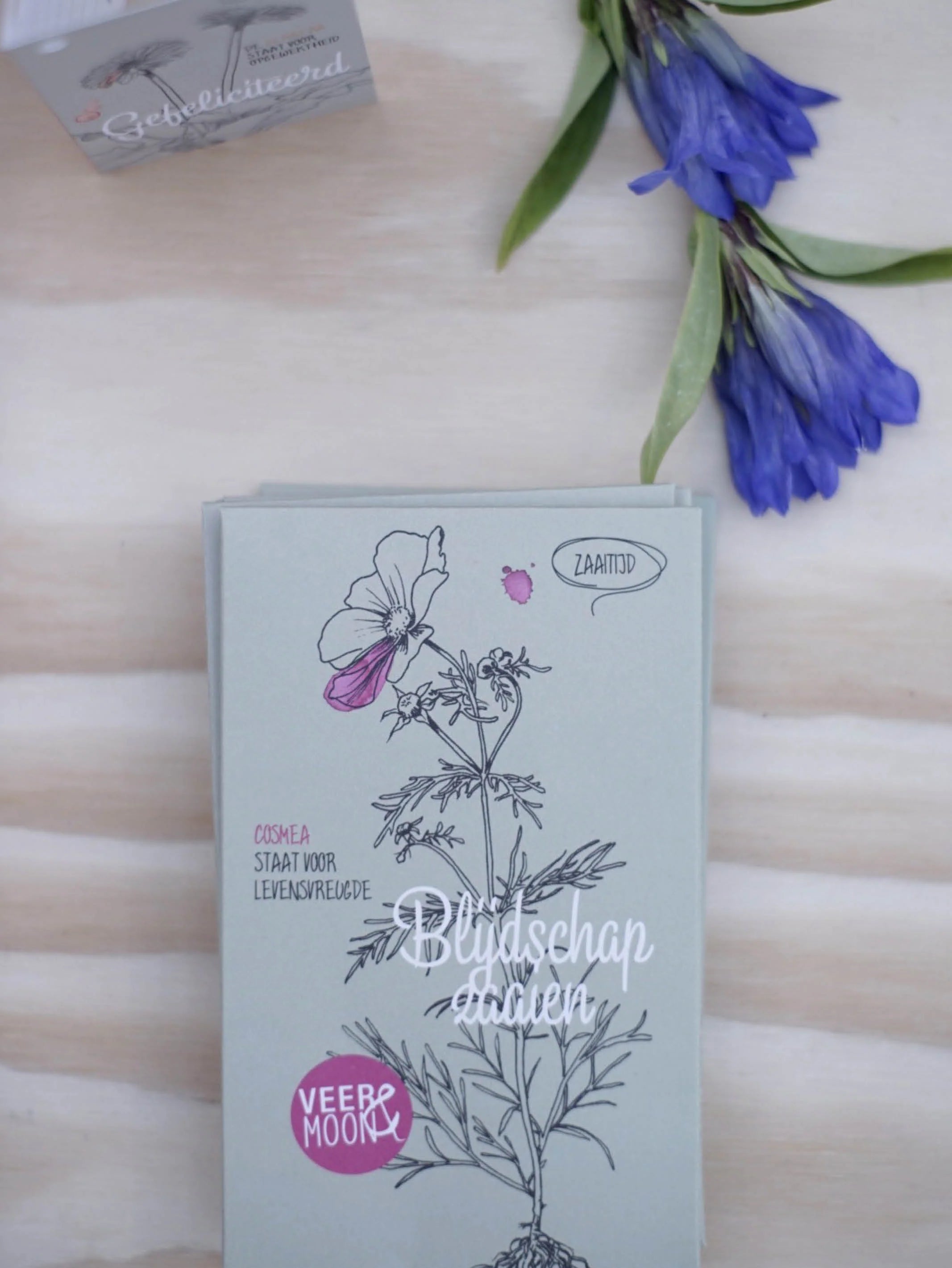 Bloemenzaden 'Blijdschap Zaaien' met Cosmea - Veer&Moon