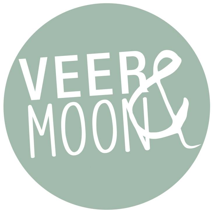 Ansichtkaart Roos "Kus" - Veer&Moon