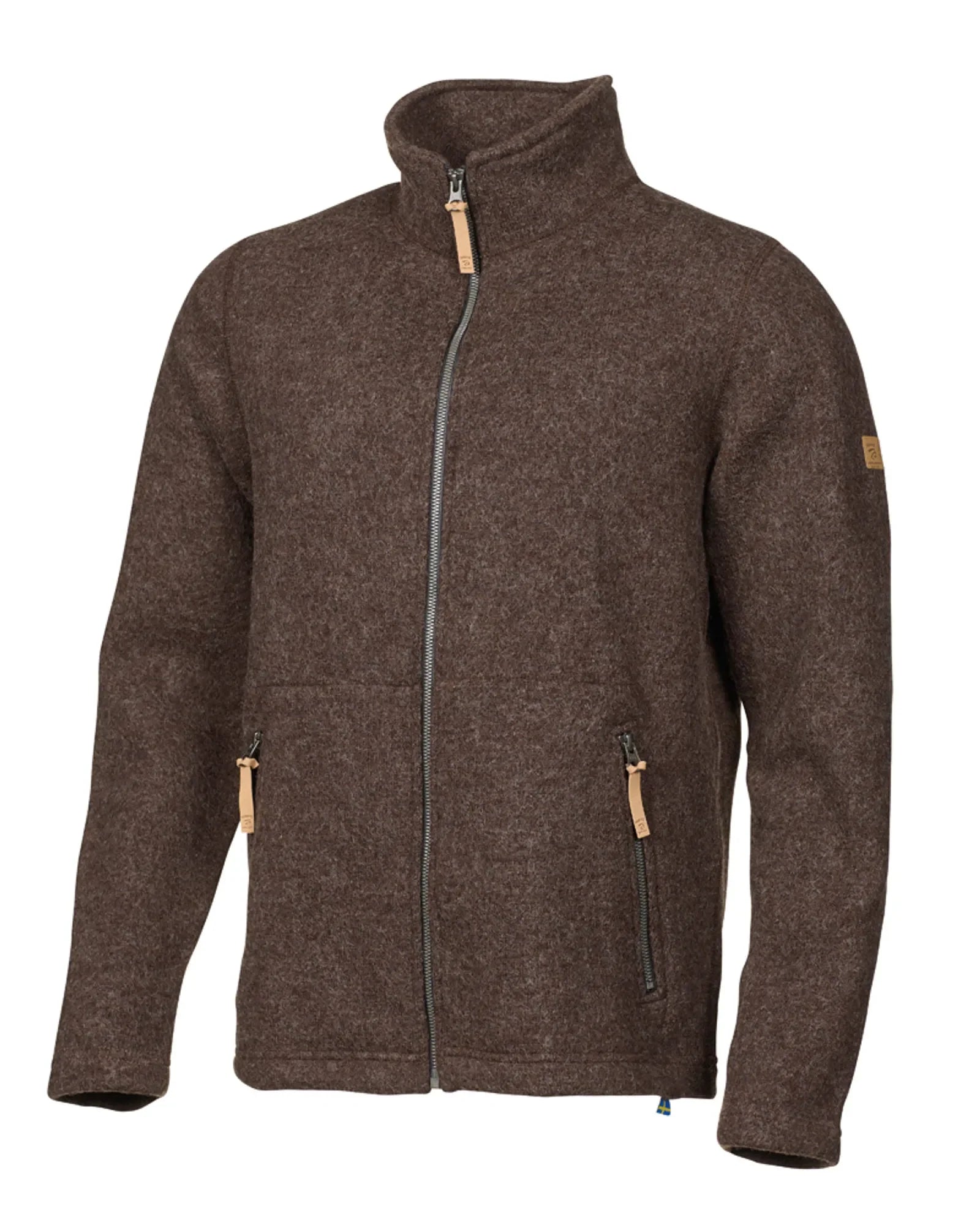 Vest / NLS Sap 100% undyed wool - Chocolate - Ivanhoe of Sweden