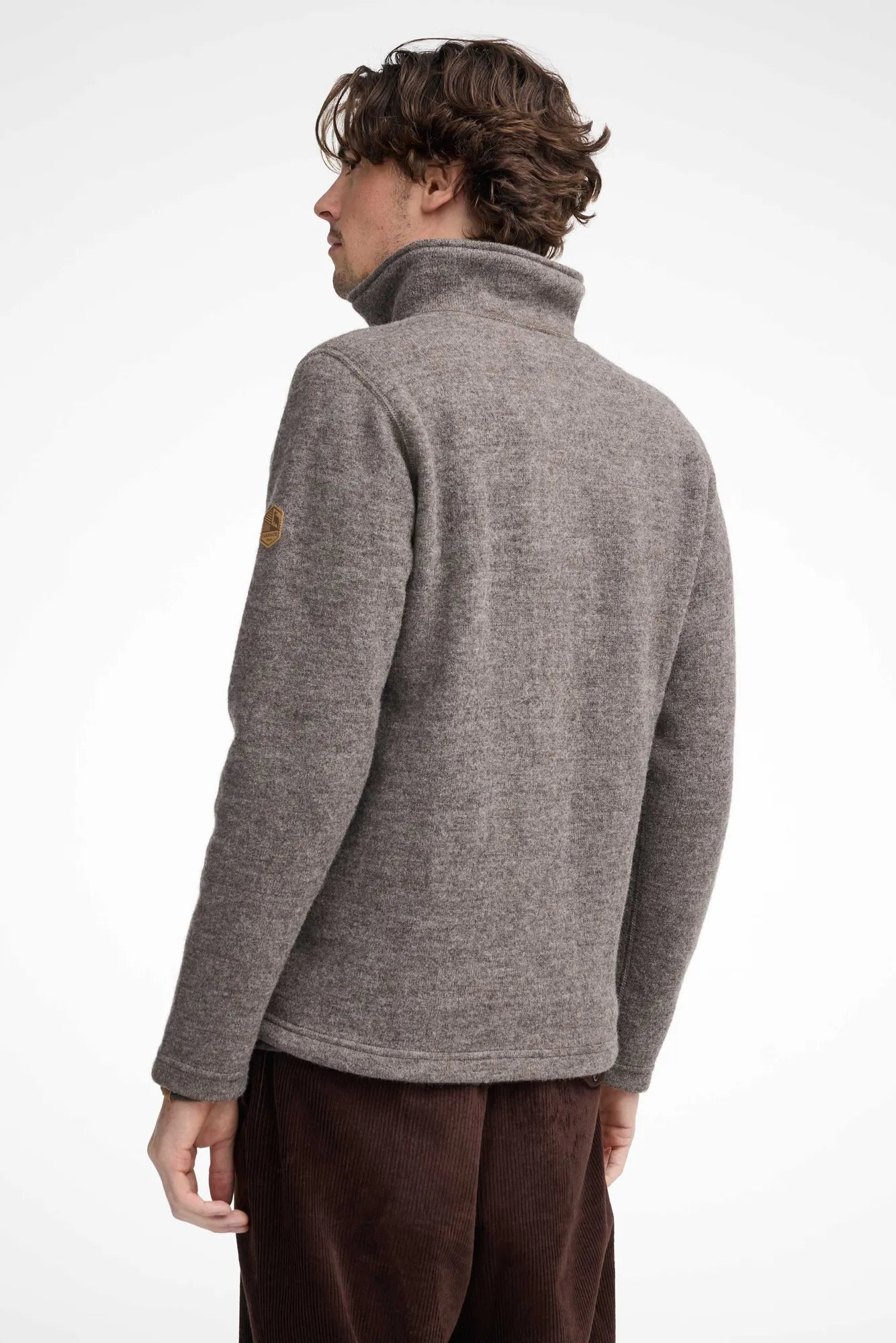 Vest / NLS Sap 100% undyed wool - Nutmeg - Ivanhoe of Sweden