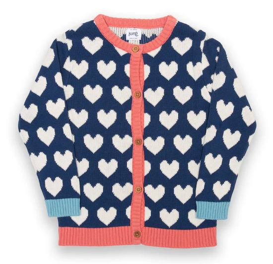 Vest Heartful Cardi - Kite Clothing