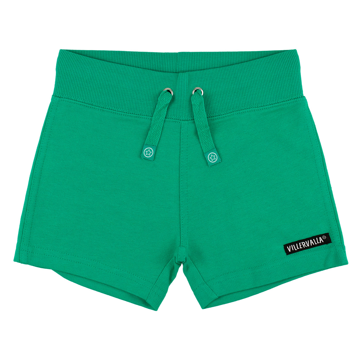 Shorts van Villervalla in peacock groene kleur van biologisch katoen