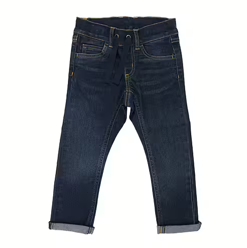 Villervalla slim fit jeans van stretch denim in Raw Vintage voor kinderen